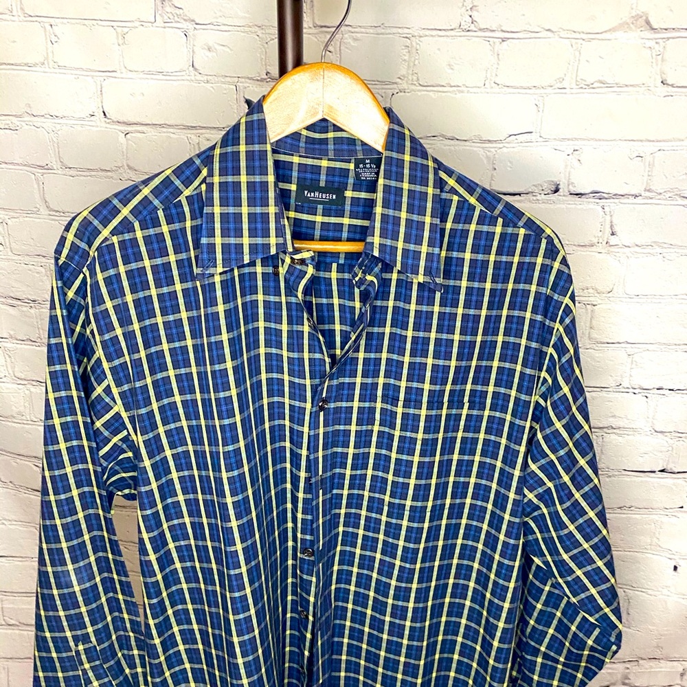 VanHeusen, Medium, Blue/Yellow